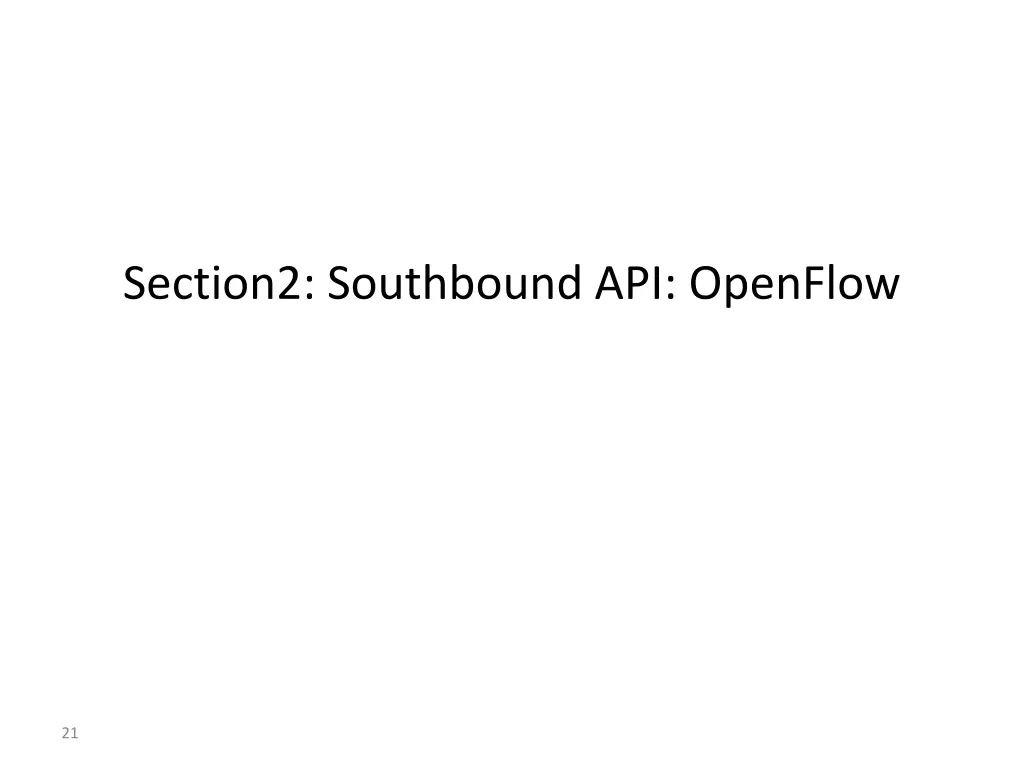 section2 southbound api openflow