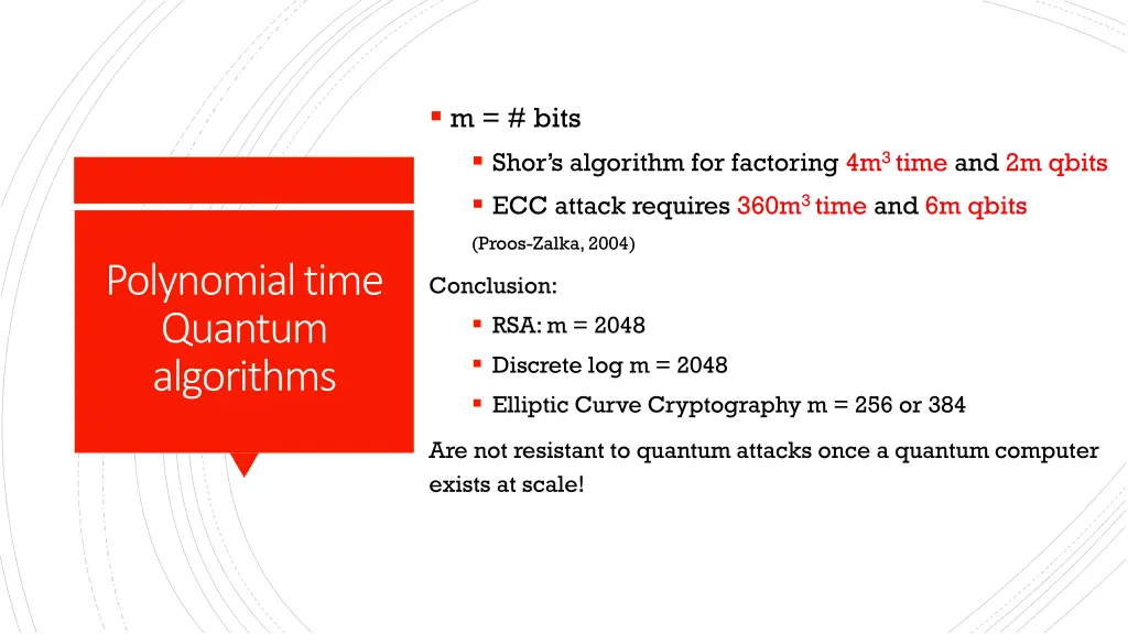 m bits shor s algorithm for factoring 4m 3 time