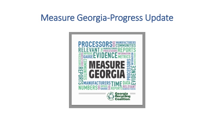 measure georgia measure georgia progress update