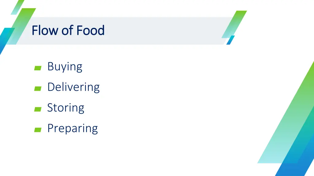 flow of food flow of food