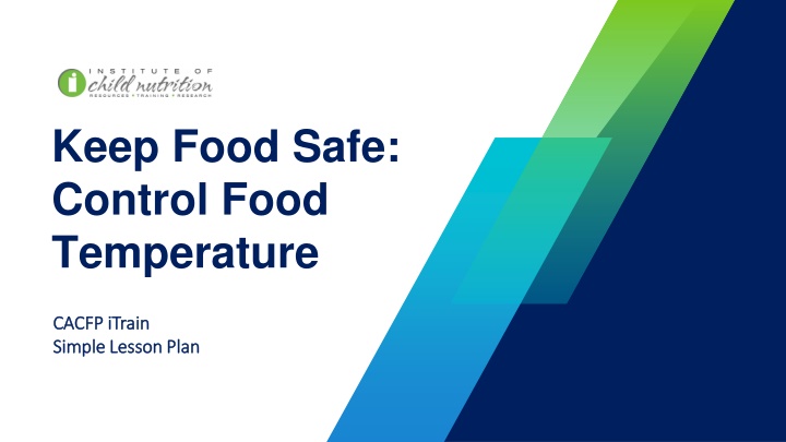 keep food safe control food temperature