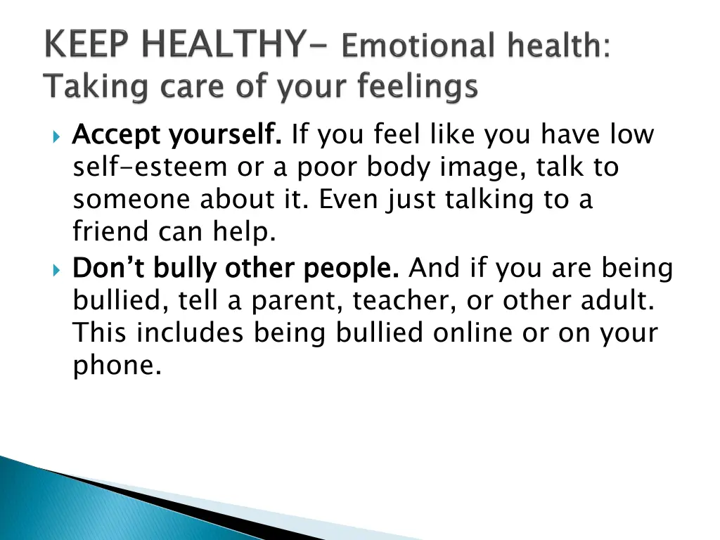 accept yourself self esteem or a poor body image