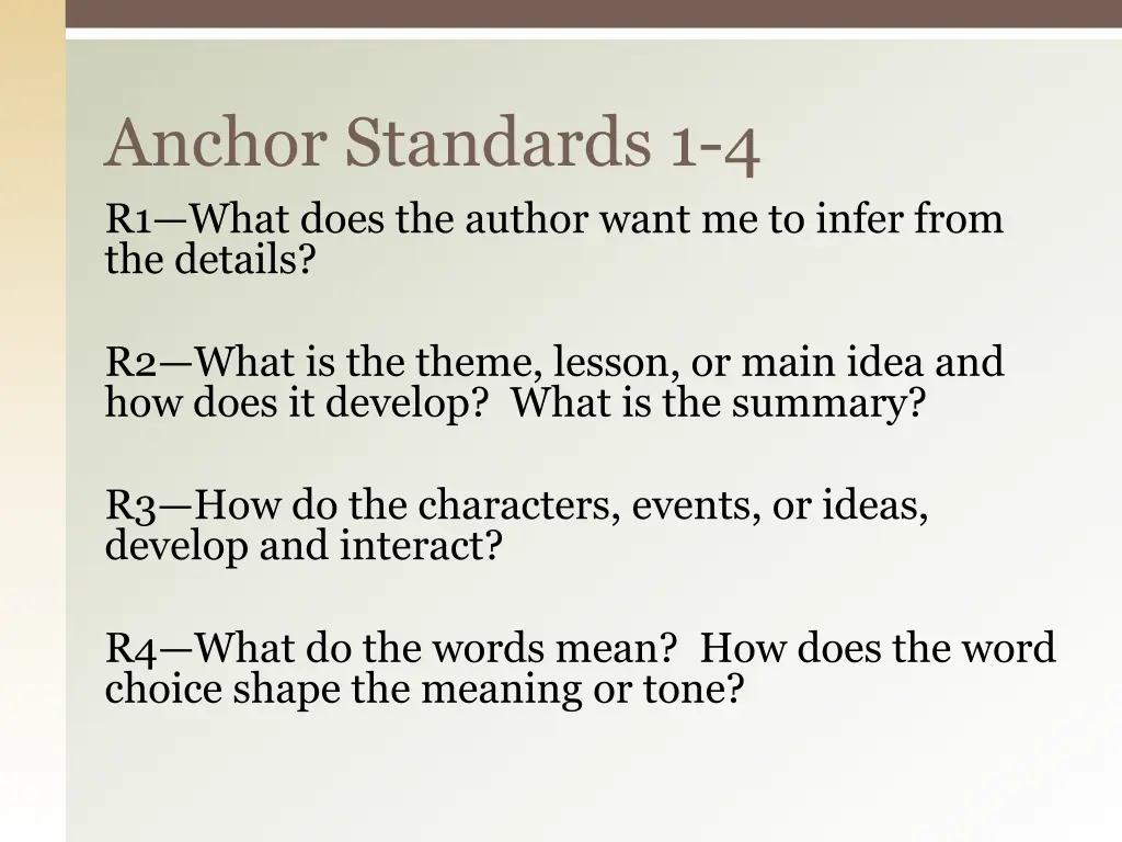 anchor standards 1 4