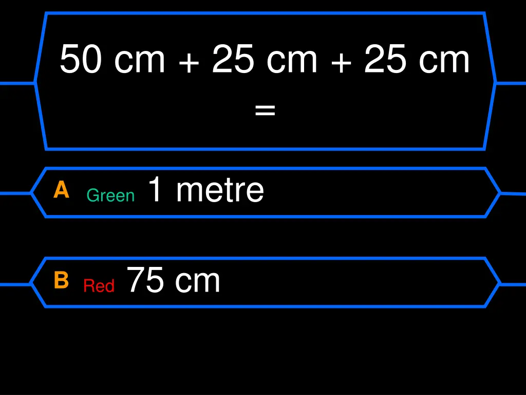 50 cm 25 cm 25 cm