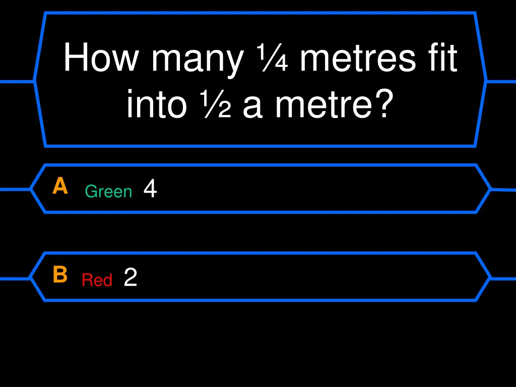 how many metres fit into a metre