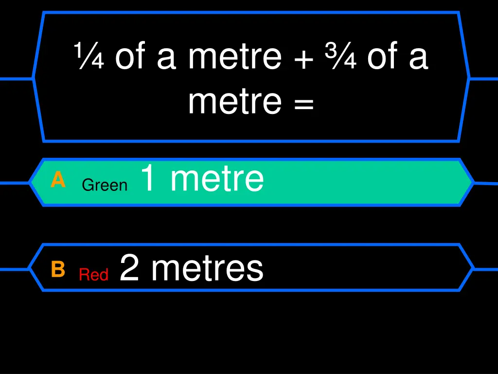 of a metre of a metre 1