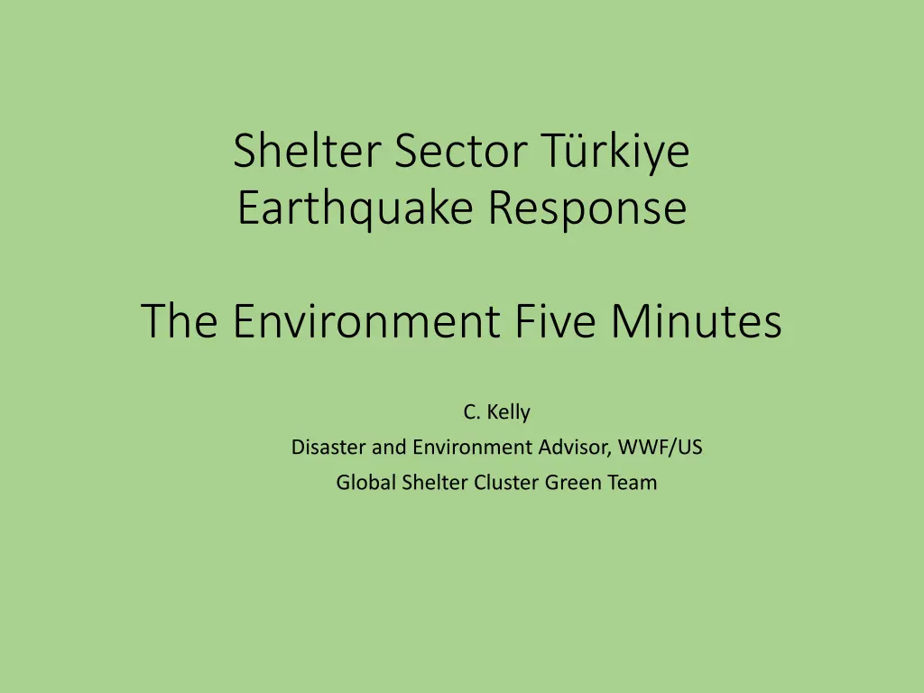 shelter sector t rkiye earthquake response