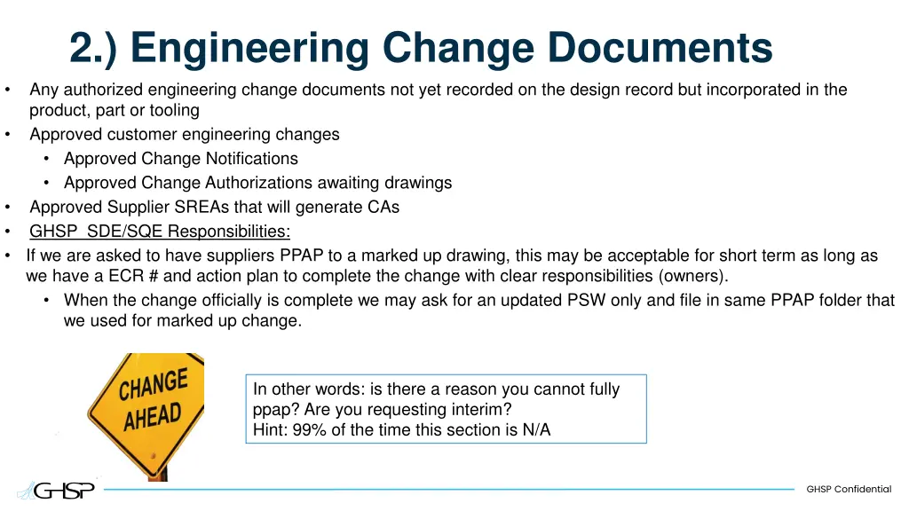 2 engineering change documents any authorized