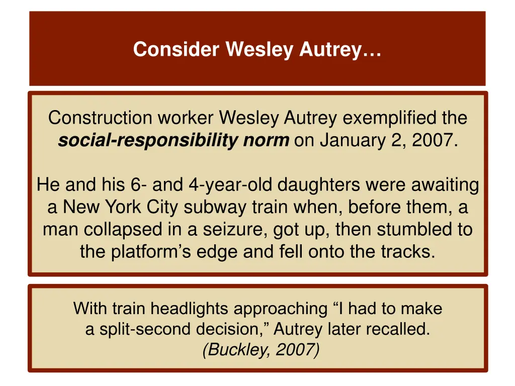 consider wesley autrey