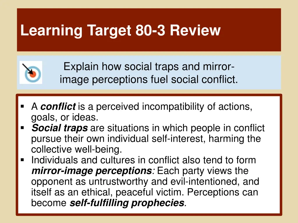 learning target 80 3 review