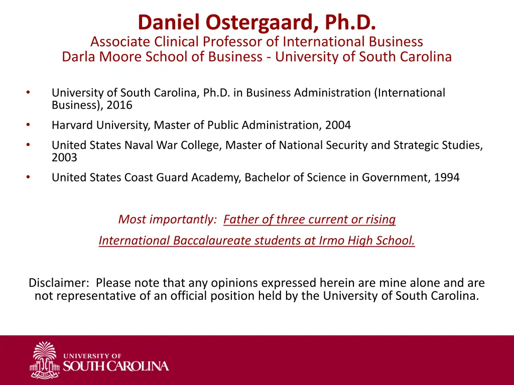 daniel ostergaard ph d associate clinical