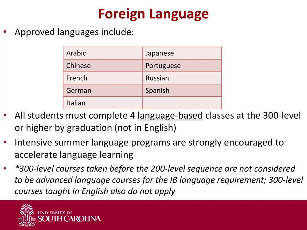 foreign language