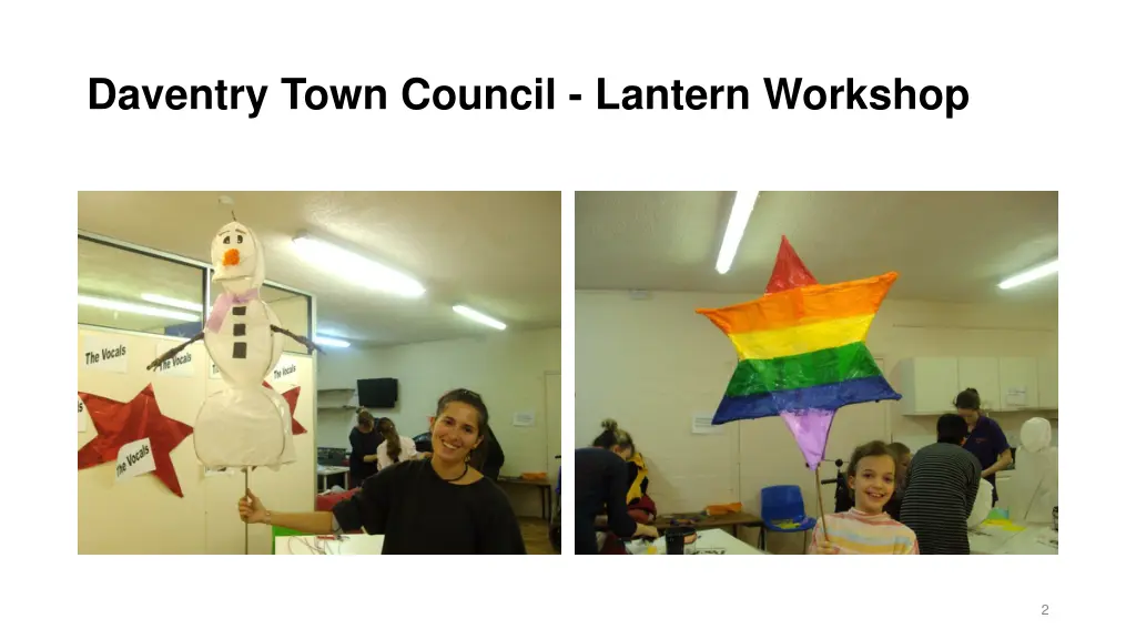 daventry town council lantern workshop 1