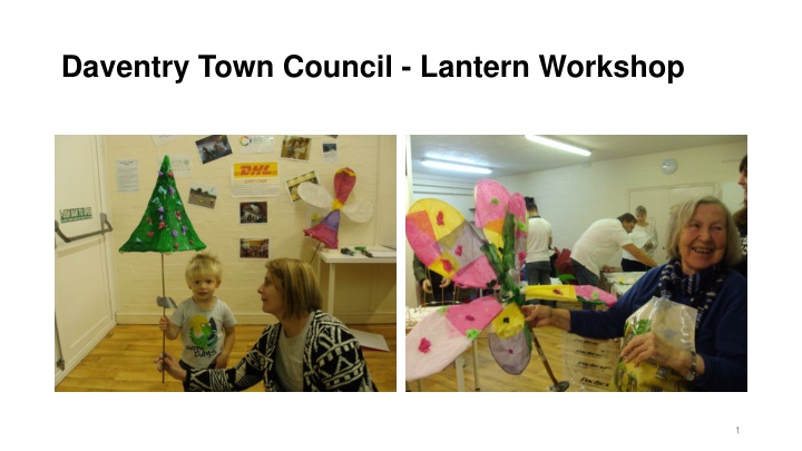 daventry town council lantern workshop