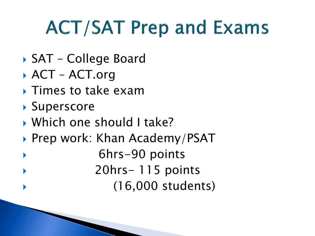 sat college board act act org times to take exam