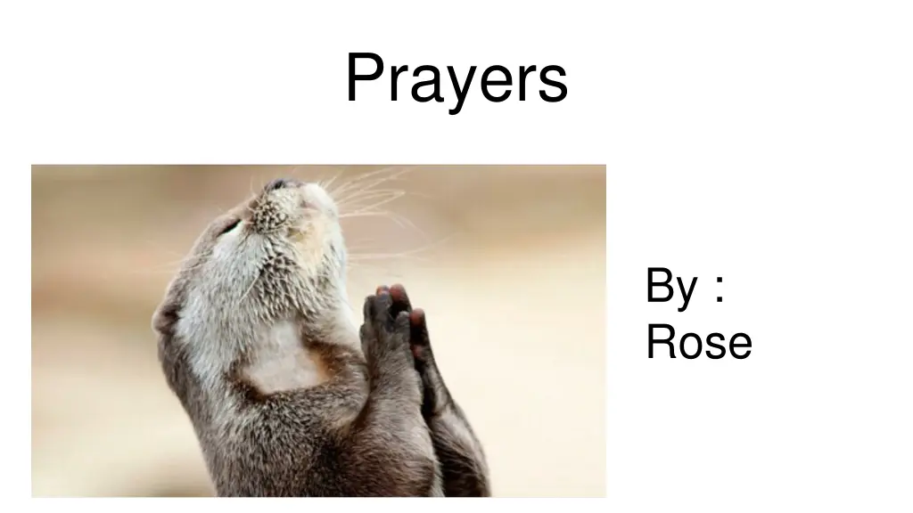 prayers