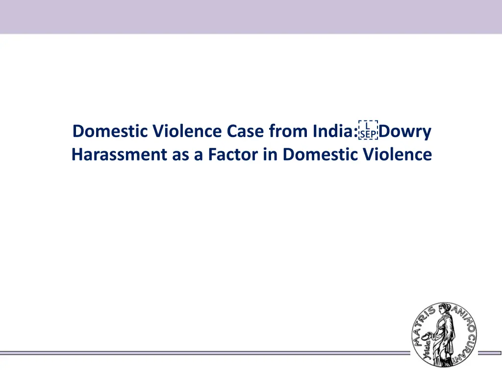 domestic violence case from india dowry