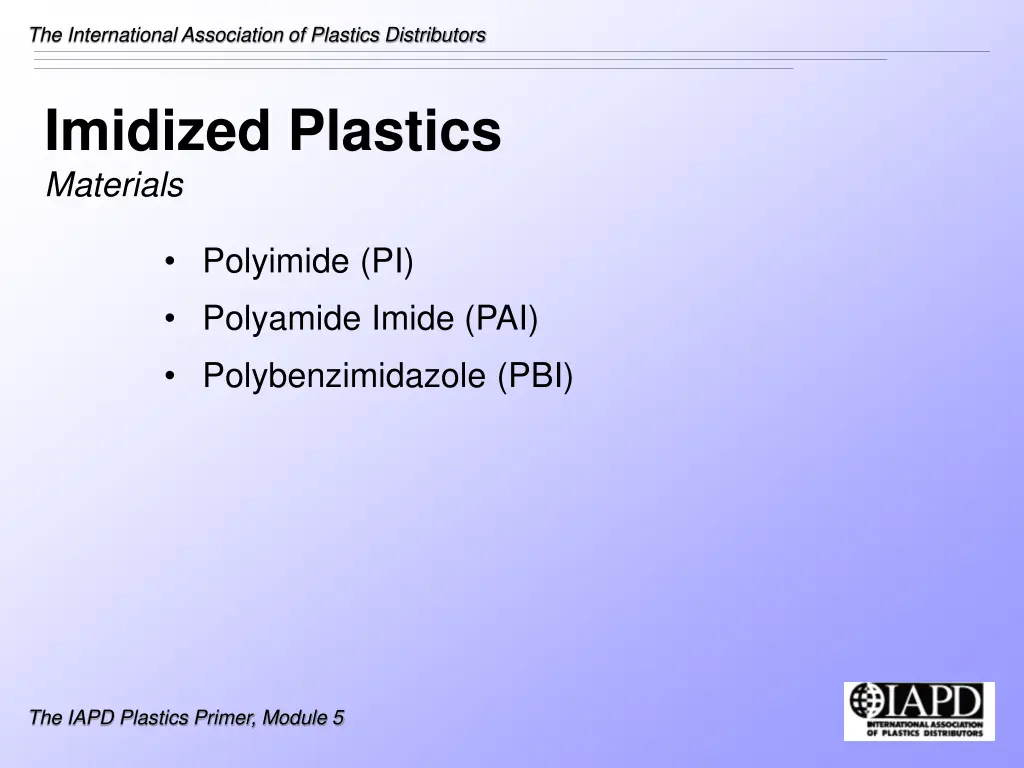 the international association of plastics 3