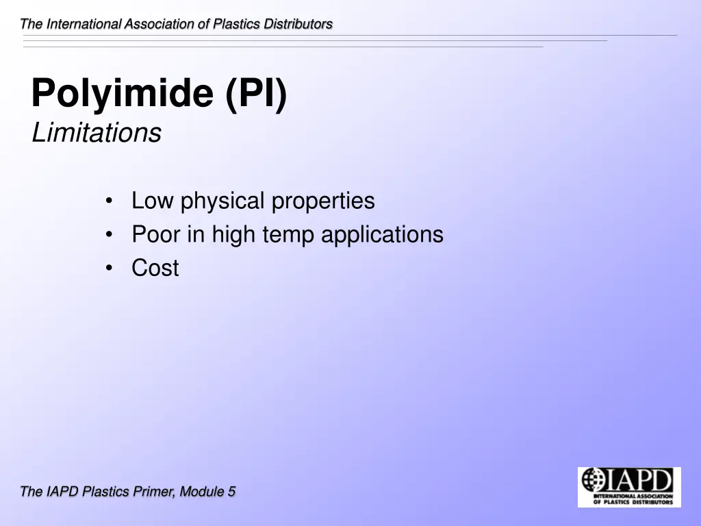 the international association of plastics 5