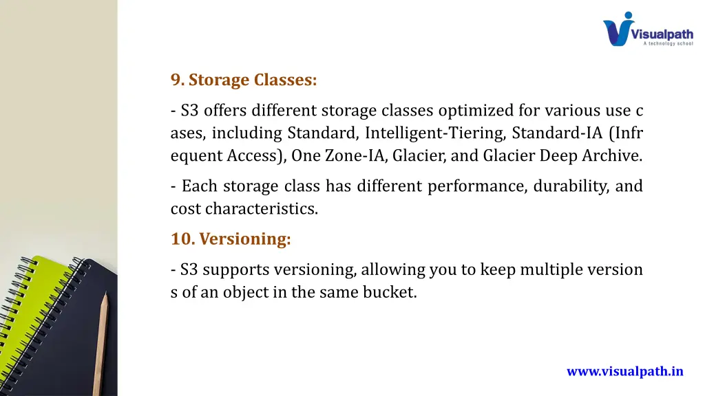 9 storage classes