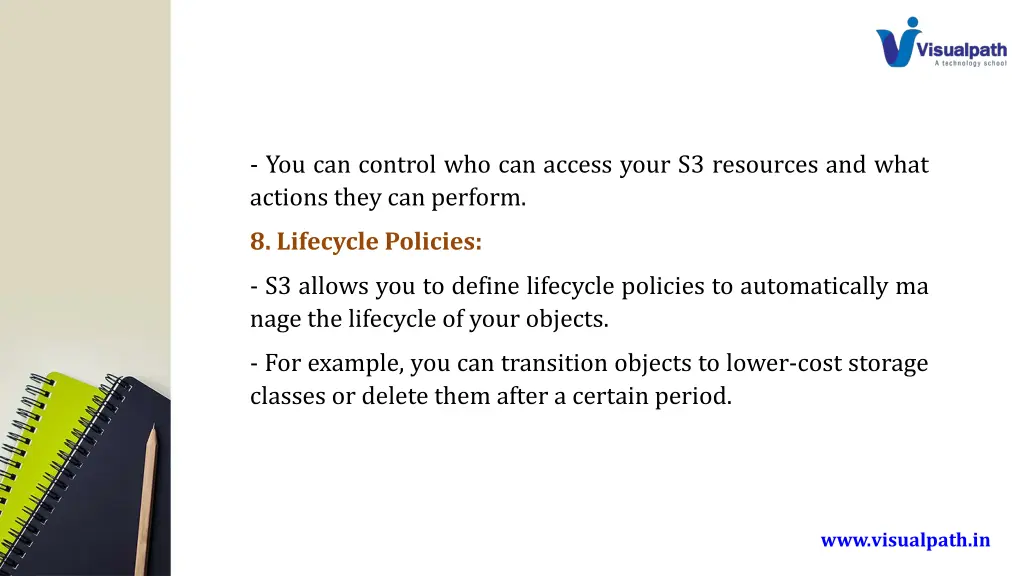 you can control who can access your s3 resources