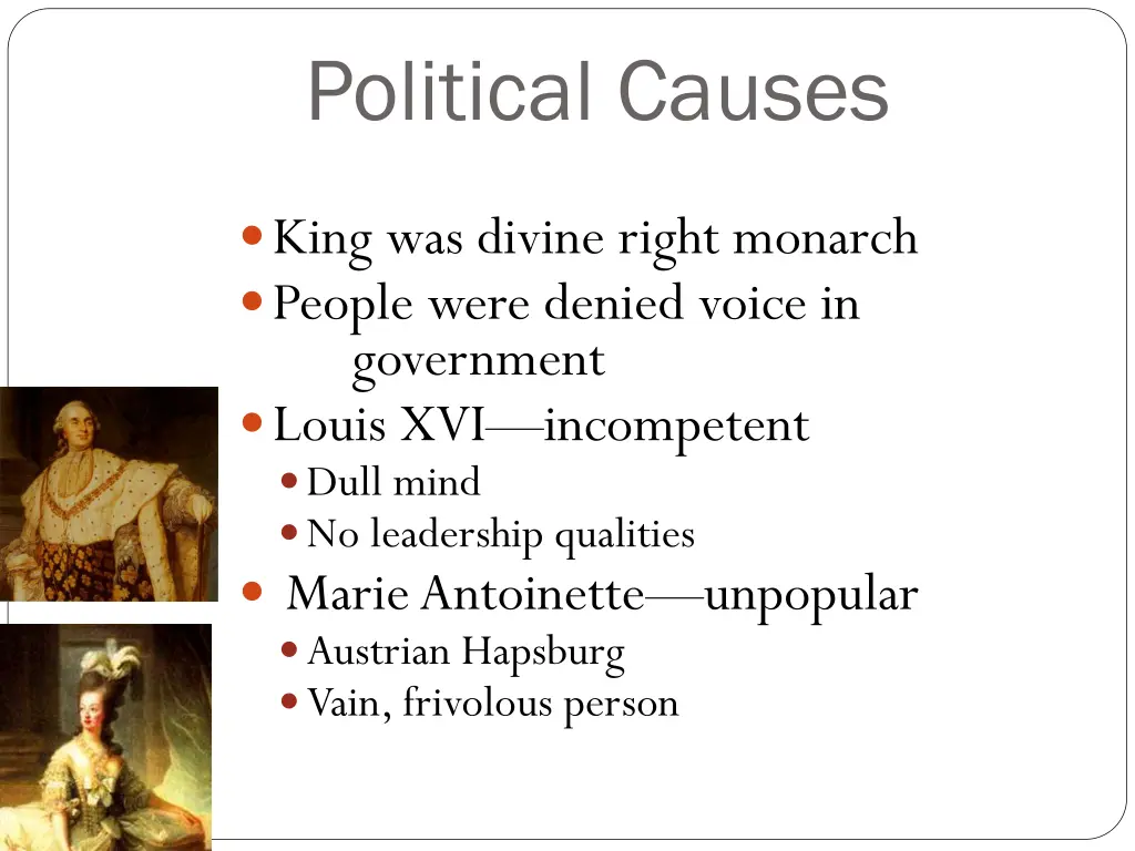 political causes