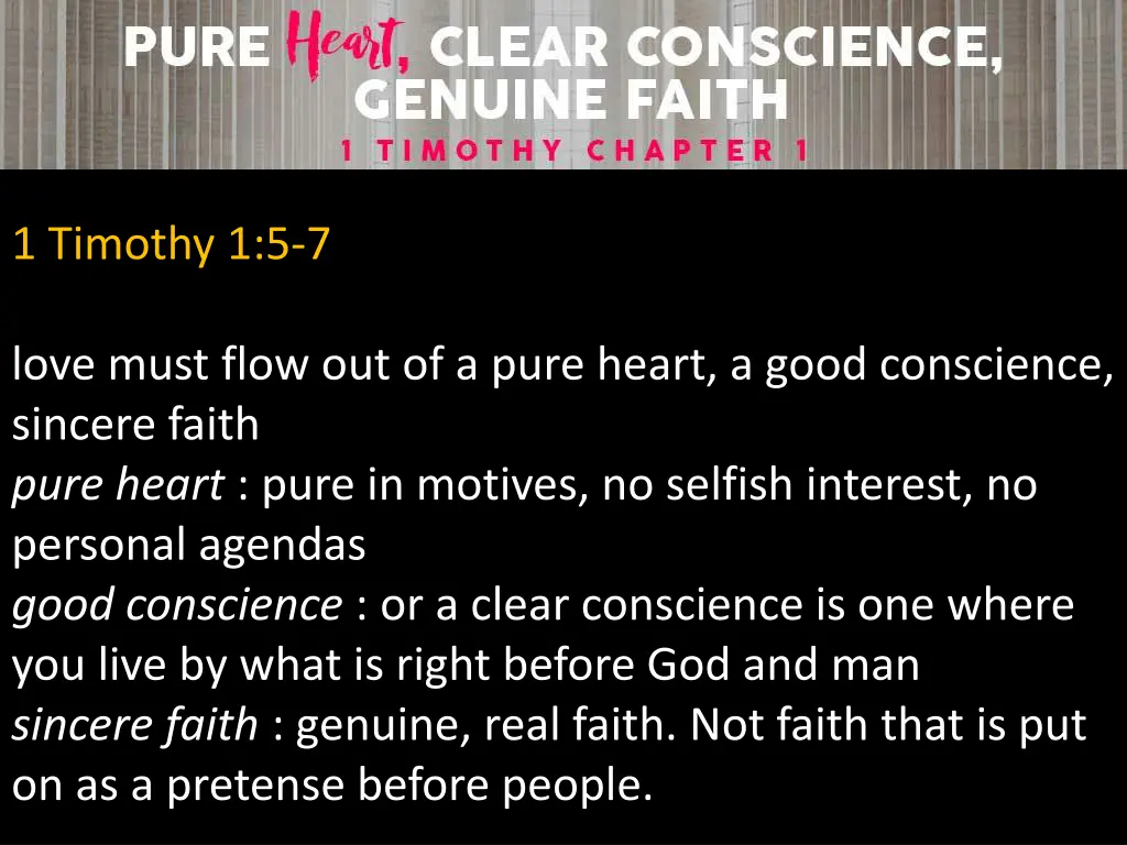 1 timothy 1 5 7