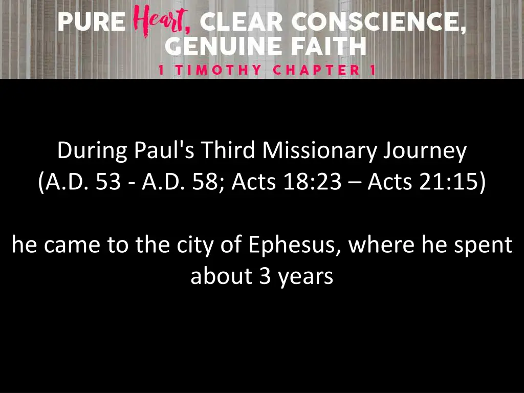 during paul s third missionary journey