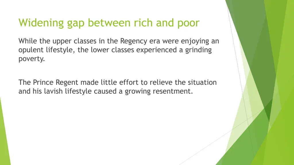 widening gap between rich and poor