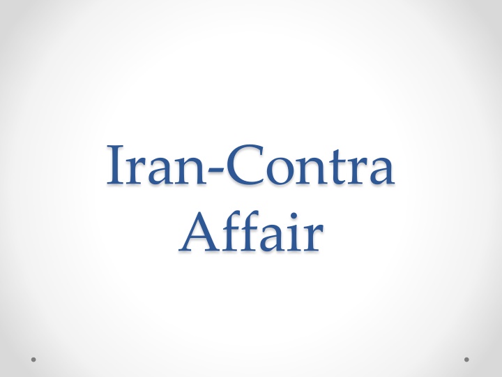 iran contra affair