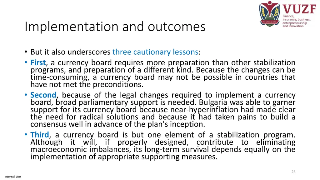 implementation and outcomes 3