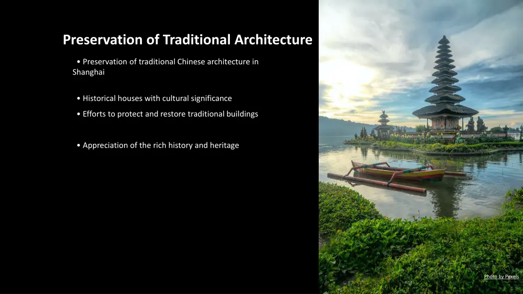 preservation of traditional architecture