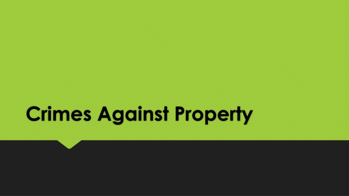 crimes against property