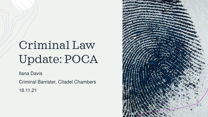 criminal law update poca