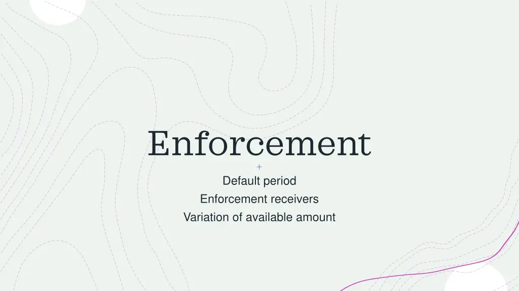 enforcement