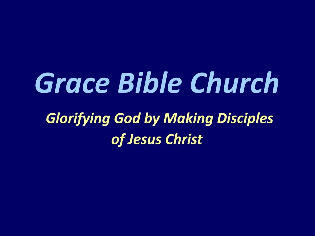 grace bible church 1