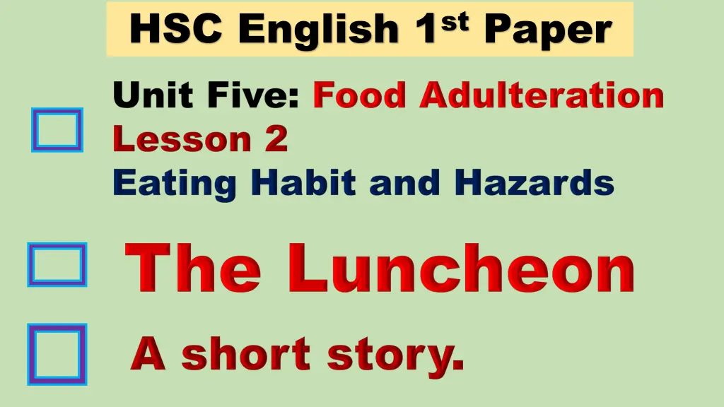 hsc english 1 st paper