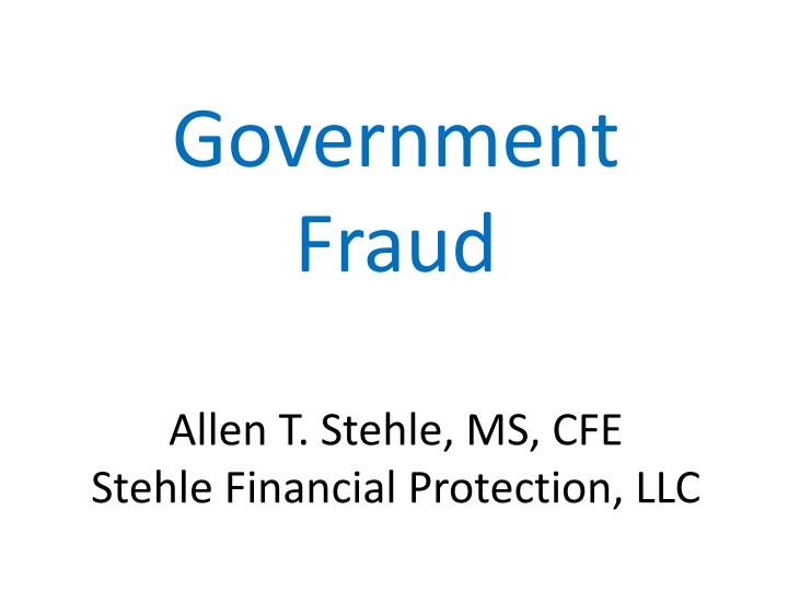 government fraud