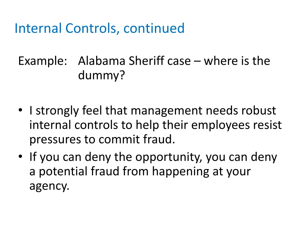 internal controls continued 3