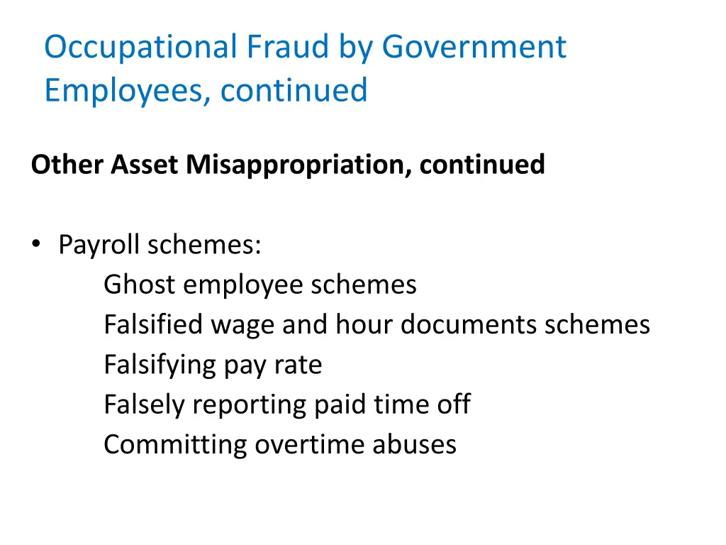 occupational fraud by government employees 3