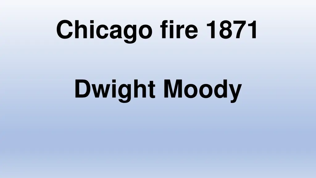 chicago fire 1871