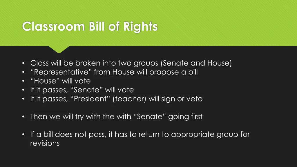 classroom bill of rights