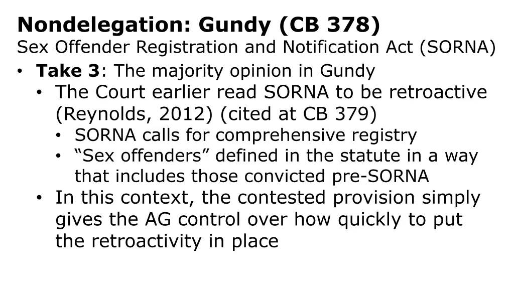 nondelegation gundy cb 378 sex offender 2