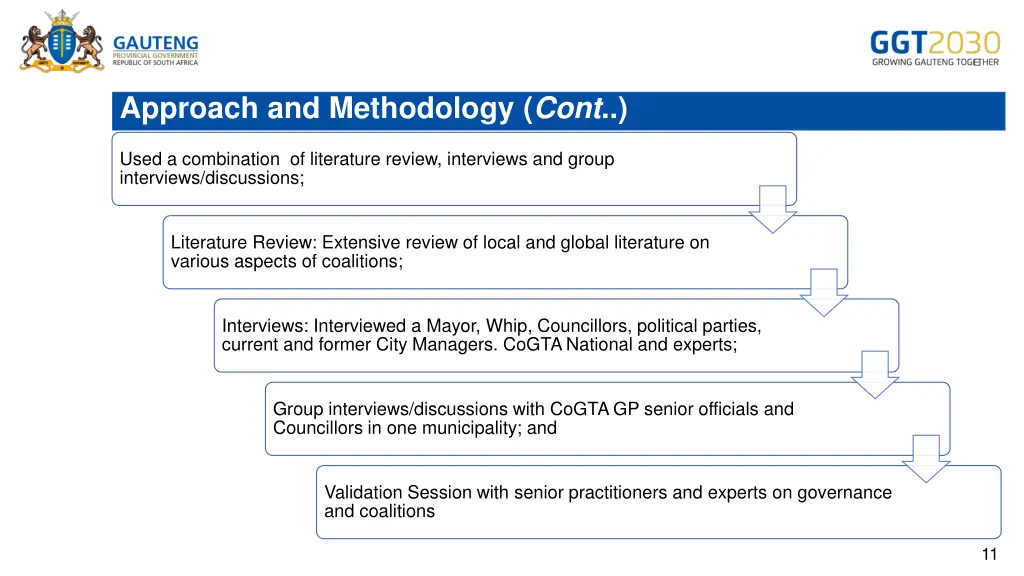 approach and methodology cont