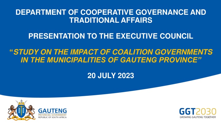 department of cooperative governance