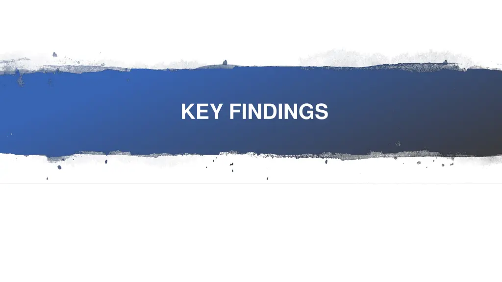 key findings