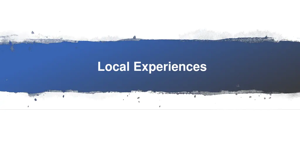 local experiences