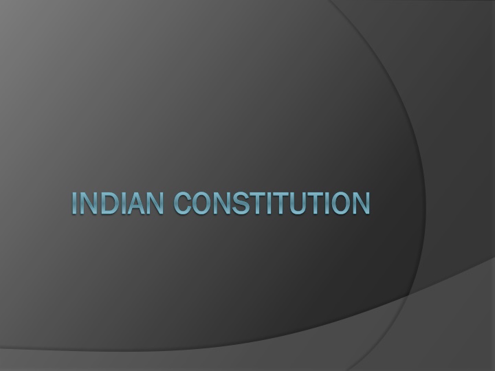 indian constitution indian constitution