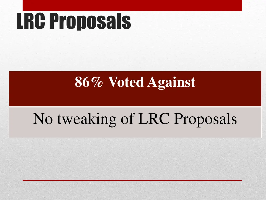 lrc proposals