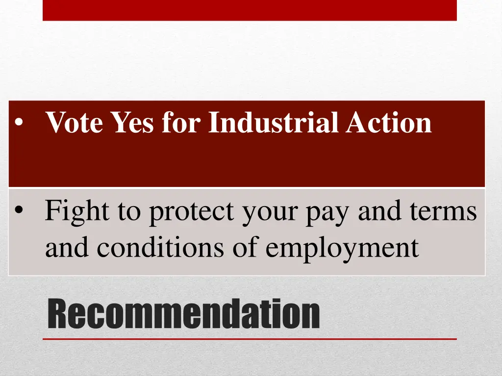 vote yes for industrialaction